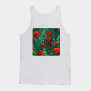 Van Gogh Roses Pattern 13 Tank Top